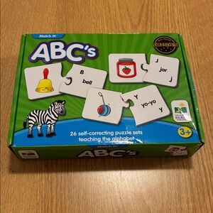 The Learning Journey Match It! ABCs